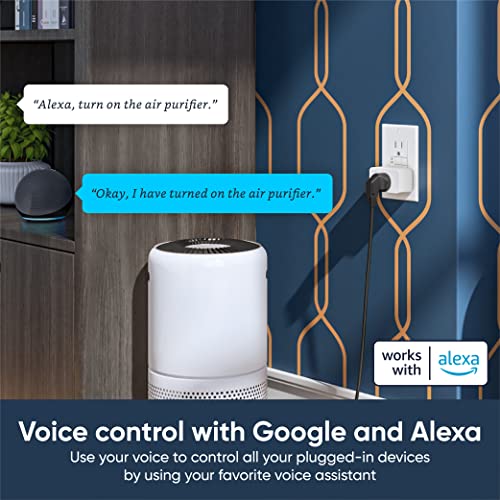 Dual Pack Wyze Smart Plug, Compatible with Alexa