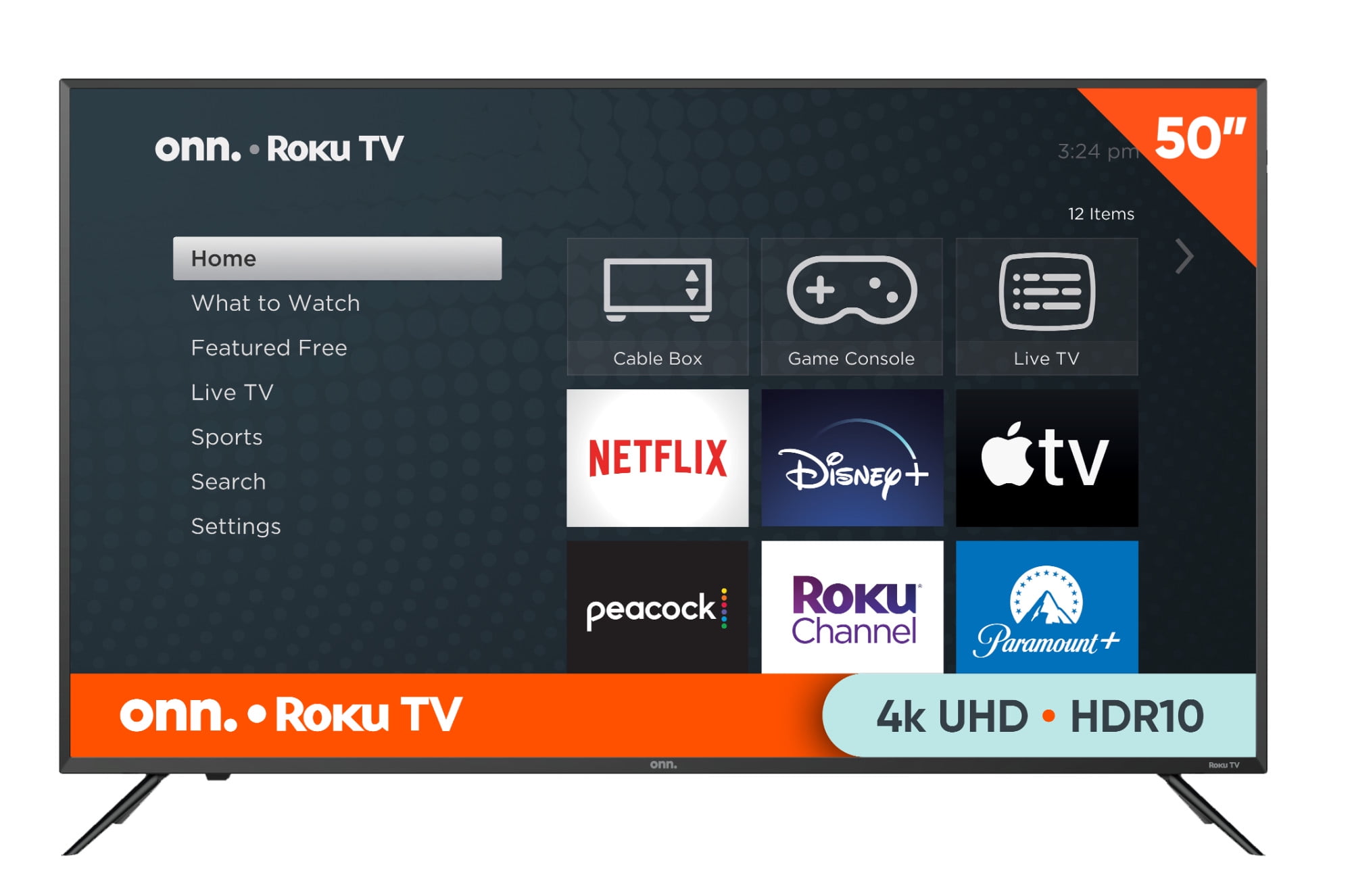 50" 4K UHD Roku Smart TV
