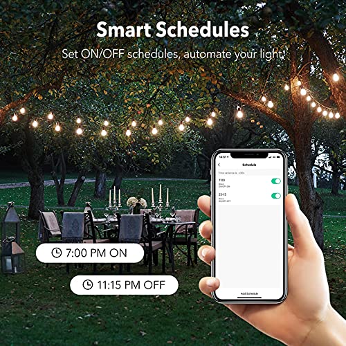 Smart Wi-Fi Plug Outlet, App Control, Alexa/G Assistant