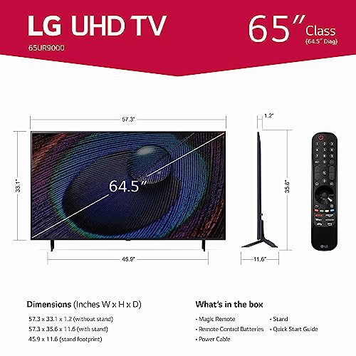 LG 65'' UR9000 Alexa Built-in 4K Smart TV
