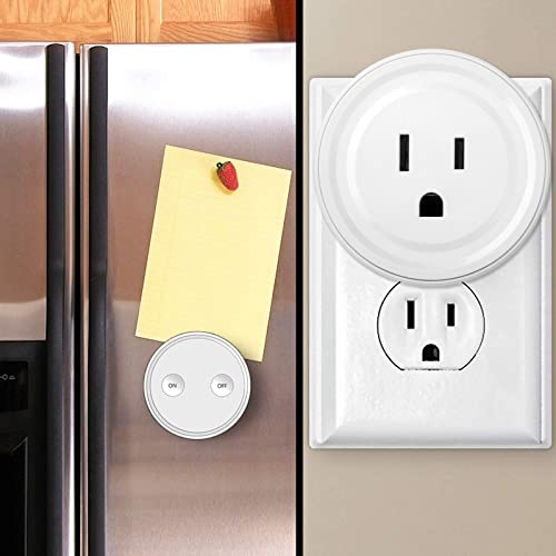 LoraTap Mini Remote Control Outlet Plug Adapter, Wireless Home Automation