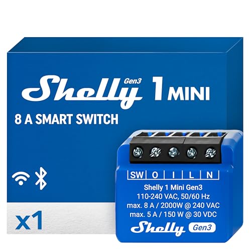 Shelly 1 Mini Gen 3 Smart Switch Relay