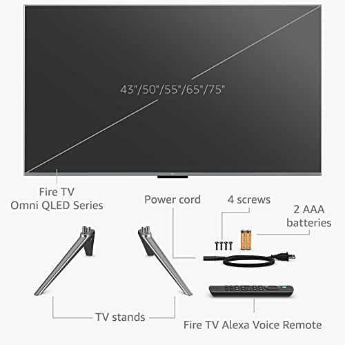 Amazon Fire TV 55" Omni QLED 4K UHD Smart TV