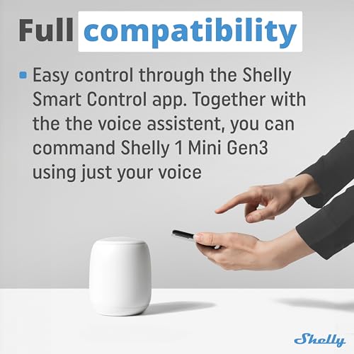 Shelly 1 Mini Gen 3 Smart Switch Relay