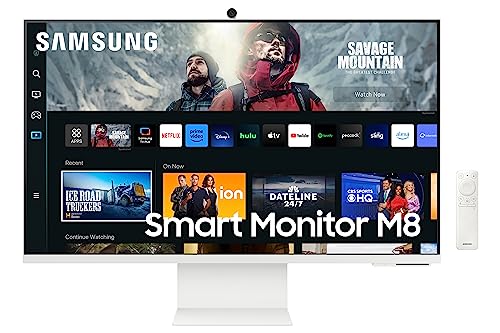 SAMSUNG 32" M80C UHD HDR Smart Monitor with Alexa