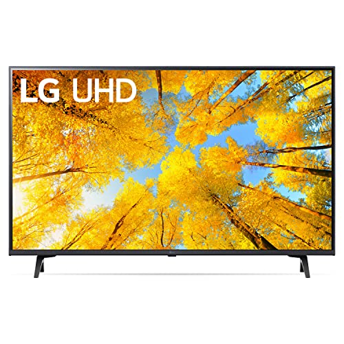 LG UQ75 43” 4K TV, Black