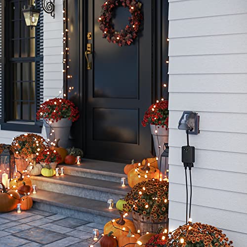 Wyze Plug Outdoor Energy Monitoring, Dual Outlets, IP64