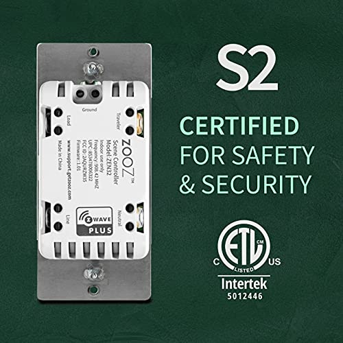 Zooz Z-Wave Plus Scene Controller ZEN32 White