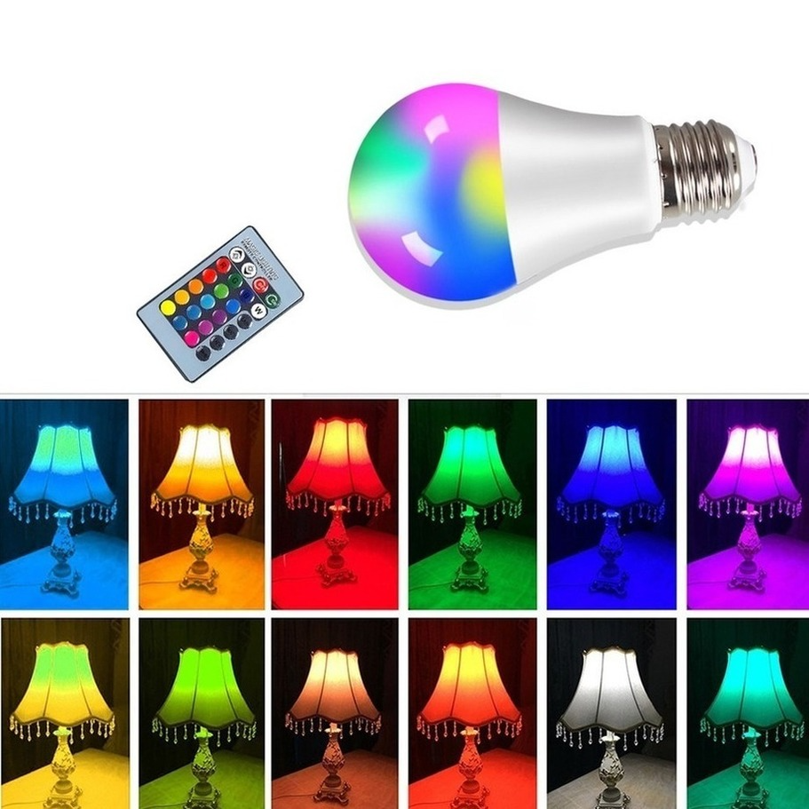 Smart RGBW LED Lamp with Remote Control