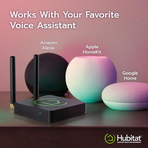 Hubitat Elevation Smart Home Hub, Alexa, Apple, Google