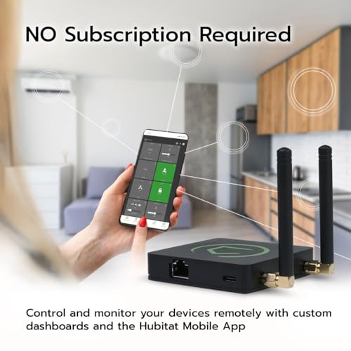 Hubitat Elevation Smart Home Hub, Alexa, Apple, Google