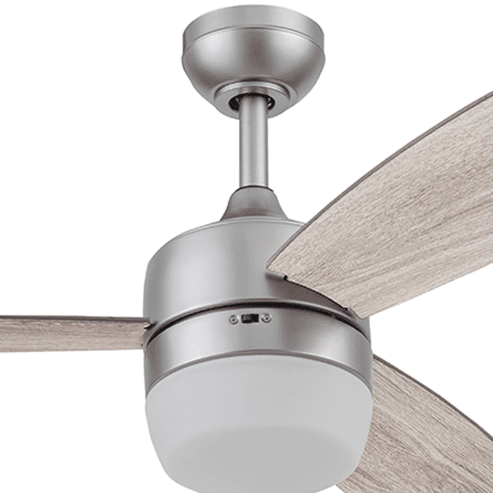 Enoki Pewter Smart Ceiling Fan with Light