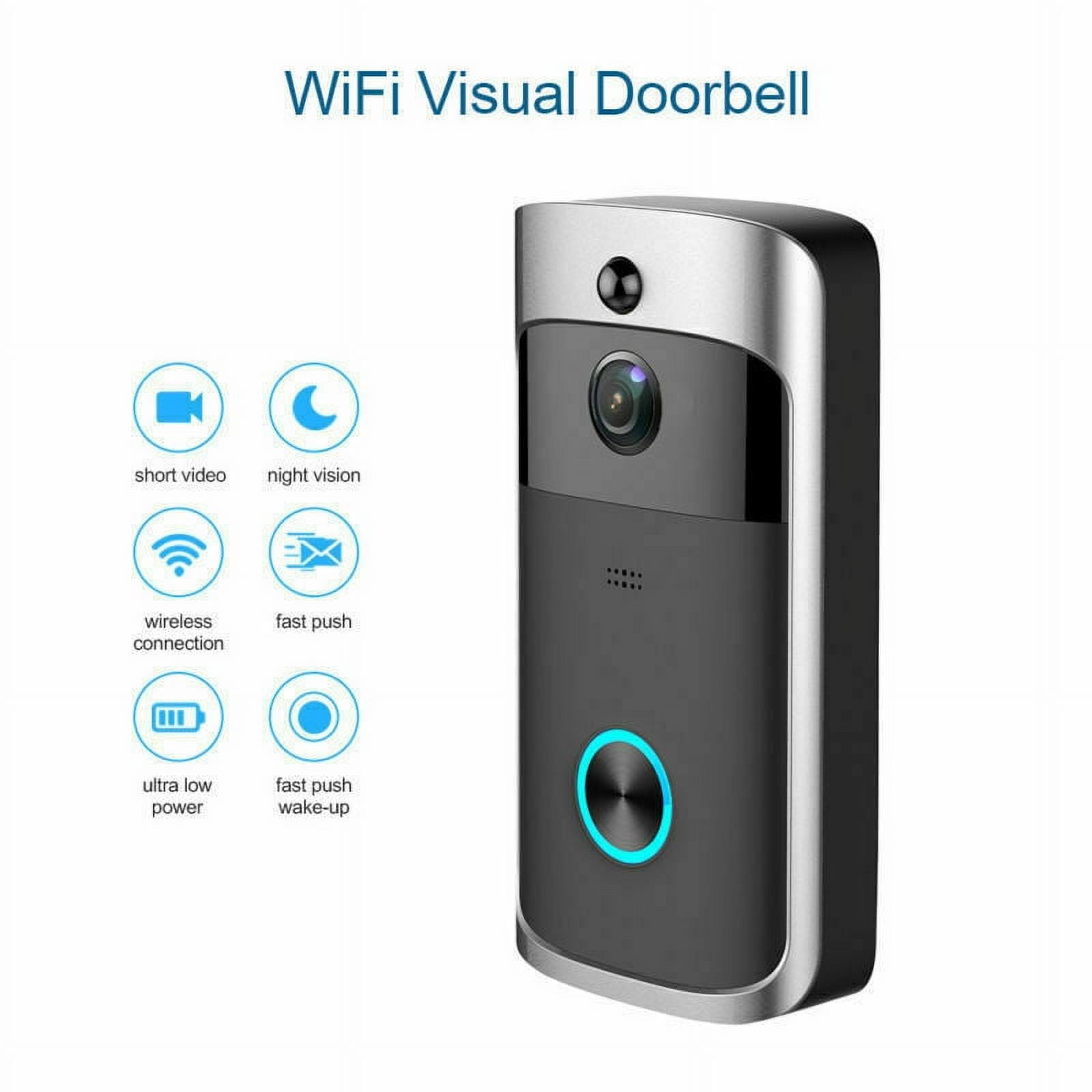 WiFi Doorbell Camera Ring Intercom Security Bell