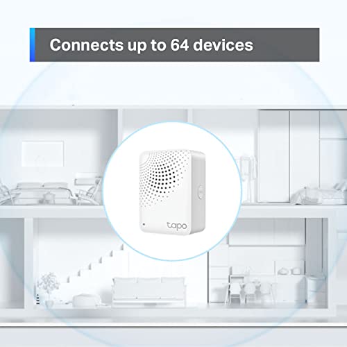 TP-Link Tapo Smart Hub with Built-in Chime, 64 Device Compatibility