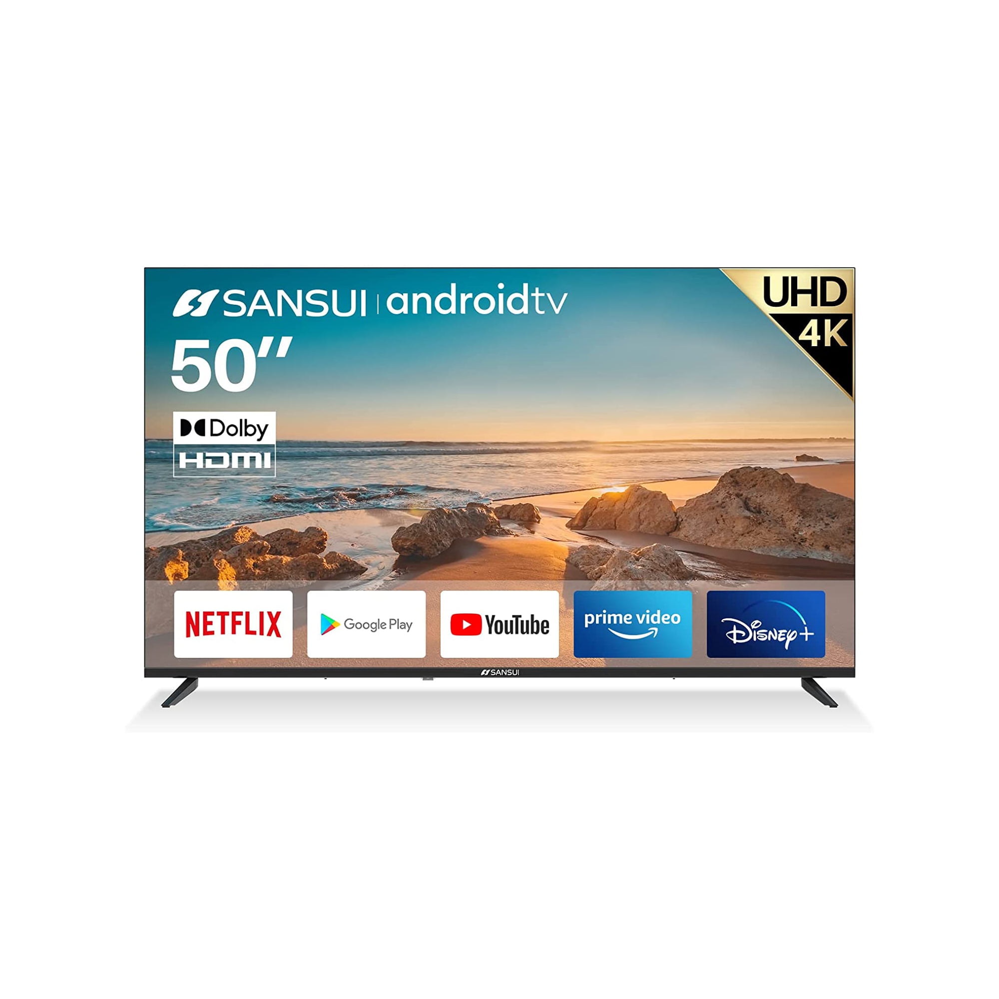 50-Inch Smart 4K LED TV with Google Assistant