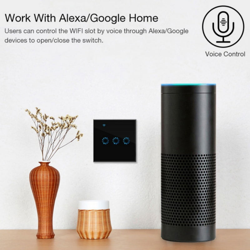 Smart WiFi Light Switch compatible with Alexa