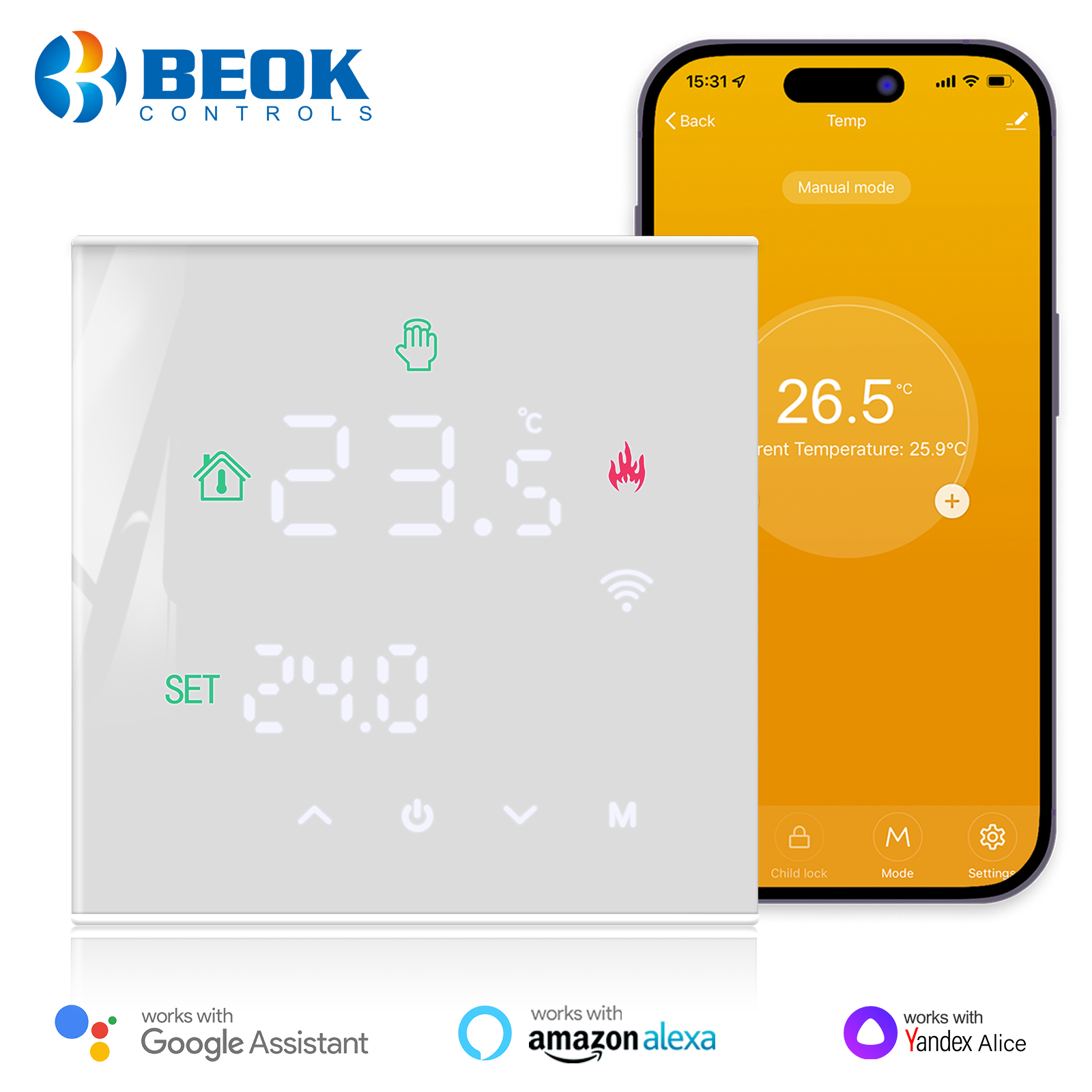 Smart Thermostat for Gas Boiler and Heating