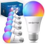DAYBETTER 6-Pack Wi-Fi Color Changing Bulbs