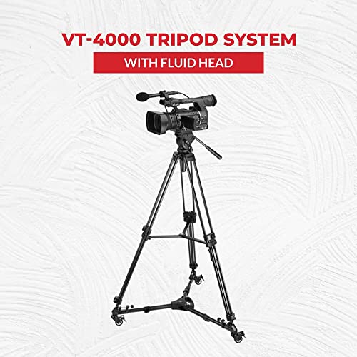 Professional-grade Magnus tripod system with fluid head