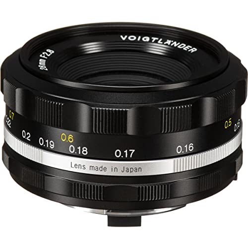 Voigtlander Color Skopar 28mm Aspherical SLII-S Lens, Black