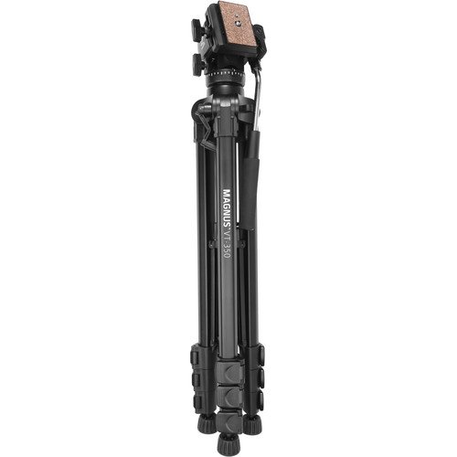 Magnus VT-350 Video Tripod Fluid Head Combo