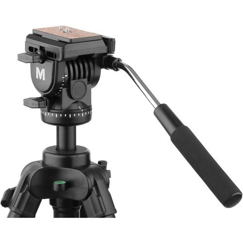Magnus VT-350 Video Tripod Fluid Head Combo