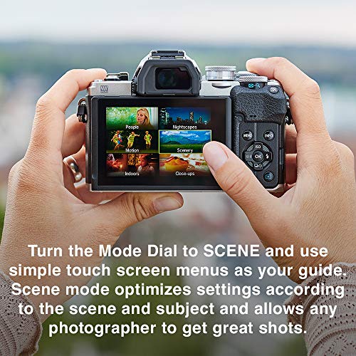 OM SYSTEM E-M10 Mark IV Silver Camera Kit