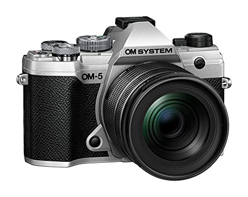 OM SYSTEM OLYMPUS OM-5 Silver Camera Bundle with 12-45mm Lens