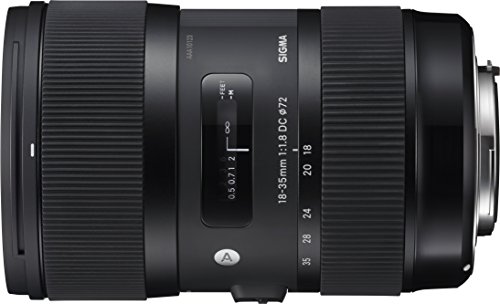 Sigma 18-35mm F1.8 Lens for Canon, Black