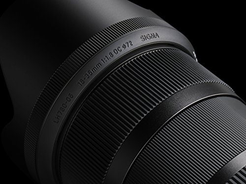 Sigma 18-35mm F1.8 Lens for Canon, Black