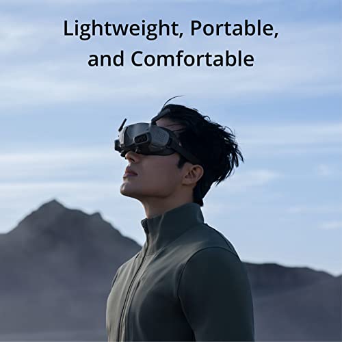 DJI Goggles 2: Lightweight Immersive Flight Goggles, HD Screens