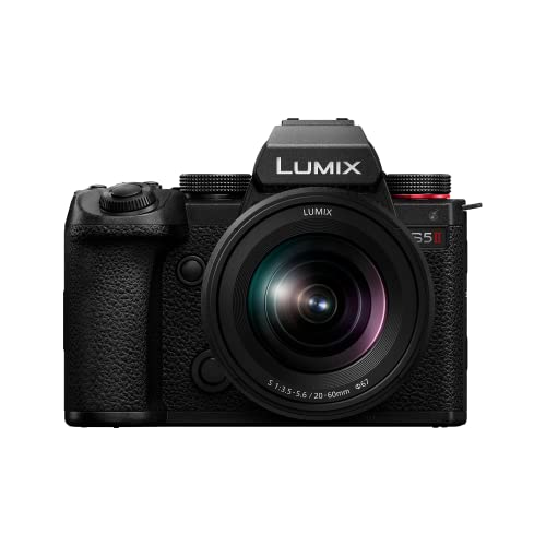 Panasonic LUMIX S5II Mirrorless Camera Bundle, 24.2MP Full Frame, Unlimited 4:2:2 10-bit Recording - Black