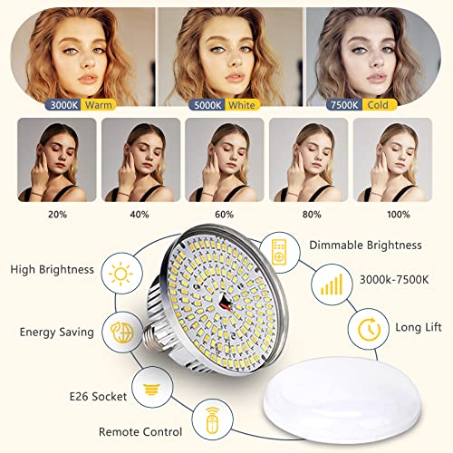 Torjim 16''x16'' Professional Softbox Lighting Kit with LED Bulbs