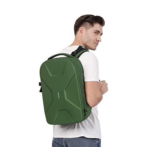 MOSISO Camera Backpack: Waterproof Hardshell DSLR Bag, Army Green