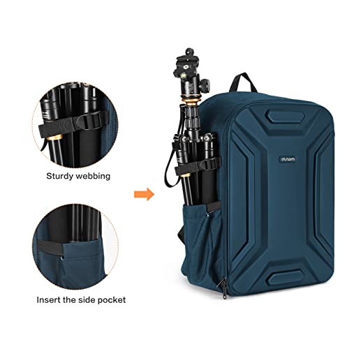 MOSISO Geometric Camera Backpack with Tripod Holder