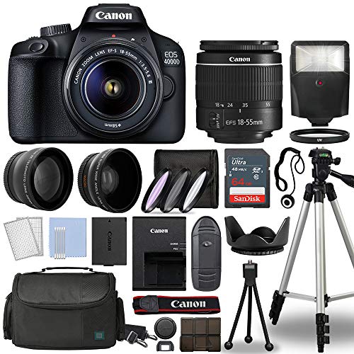 Canon EOS 4000D DSLR Camera with 18-55mm Lens Kit