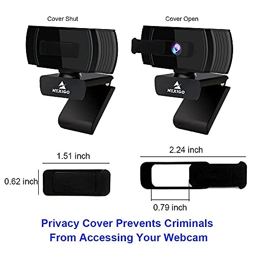 NexiGo N930AF Autofocus Webcam with Microphone - 1080p