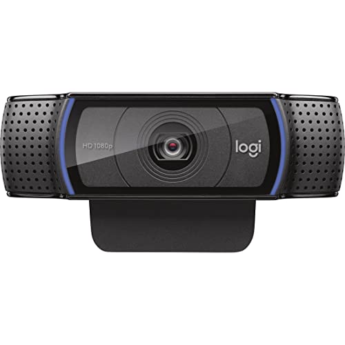 Logitech C920e HD Webcam + Litra Glow LED Light