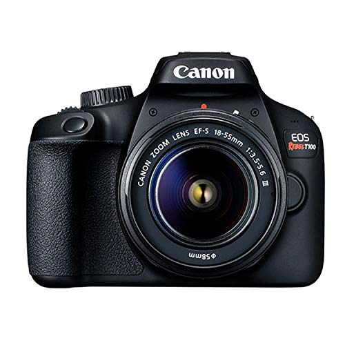 Canon EOS Rebel T100 DSLR Camera Bundle 64GB
