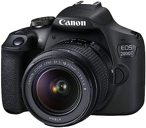 Canon EOS 2000D DSLR Camera with 3 Lens Kit