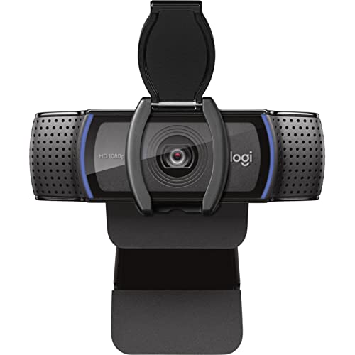 Logitech C920e HD Webcam + Litra Glow LED Light