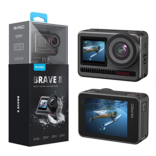 AKASO Brave 8 4K Action Camera with Accessories