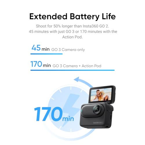 Insta360 GO 3 128GB - Portable Vlogging Camera