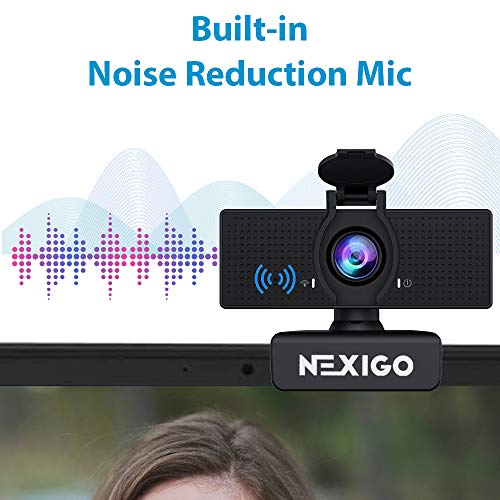 NexiGo N60 1080P Webcam with Microphone & Zoom