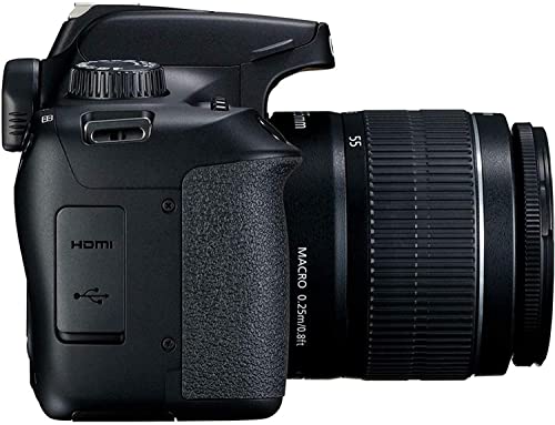 Canon EOS 4000D DSLR Camera Bundle with Accessories Black