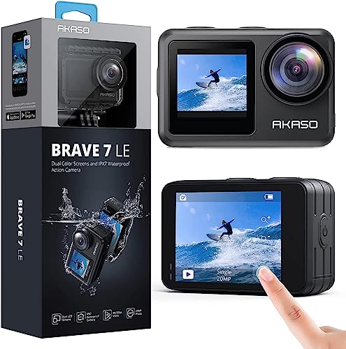 AKASO Brave 7 LE 4K30FPS Action Camera with Touch Screen