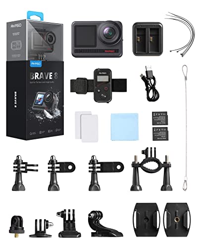 AKASO Brave 8 4K Action Camera with Accessories