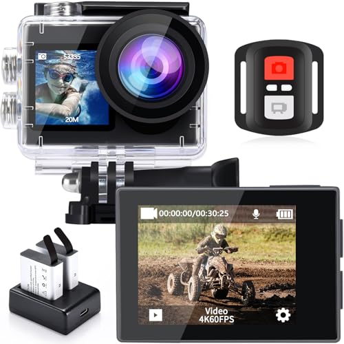 Icefox 4K Action Camera with Underwater 130FT Depth