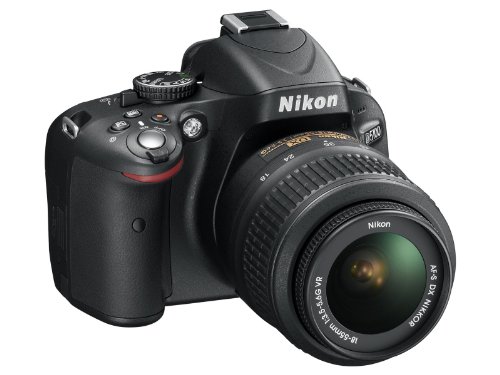 Nikon D5100 Digital SLR Camera & Lens Black