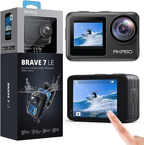 AKASO Brave 7 LE 4K30FPS Action Camera with Touch Screen